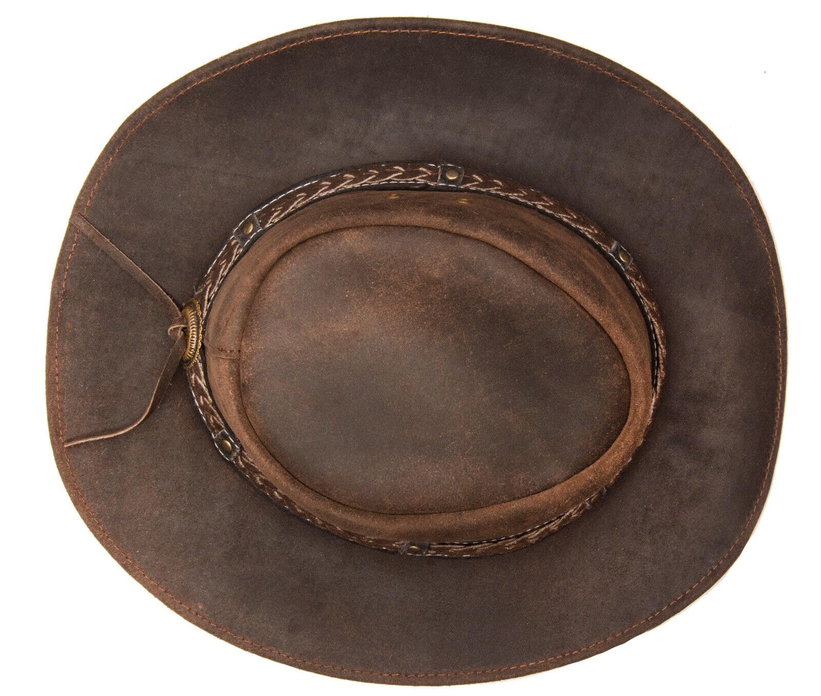 Cowboy Aussie - Sombrero de piel auténtica australiana