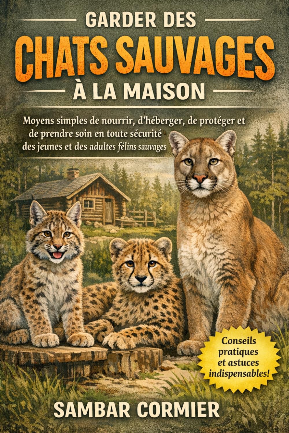 Garder des chats sauvages à la maison: Moyens simples de nourrir, d'héberger, de protéger et de prendre soin en toute sécurité des jeunes et des adultes félins sauvages