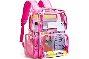 Vorspack Clear Backpack with Eye-Catching Patterns