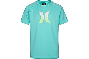 Hurley Boys' UPF 50+ Rash Guard Swim Shirt