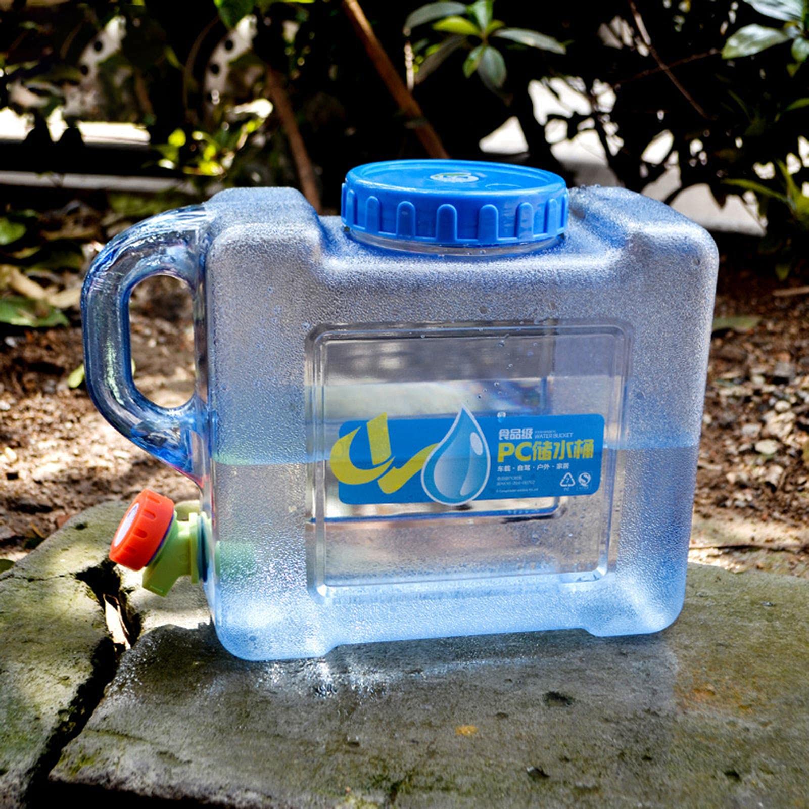 Bidon D’eau 18,5 L ASIEIT – Robinet, Sans BPA, Double Sortie, Poignées – Pour Camping, Voyage, Stockage Eau D’urgence