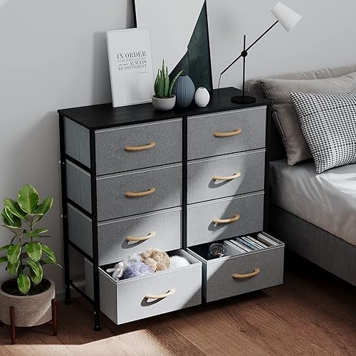 Miniatura 2 de WAYTRIM Cómoda de 4niveles de cajones anchos