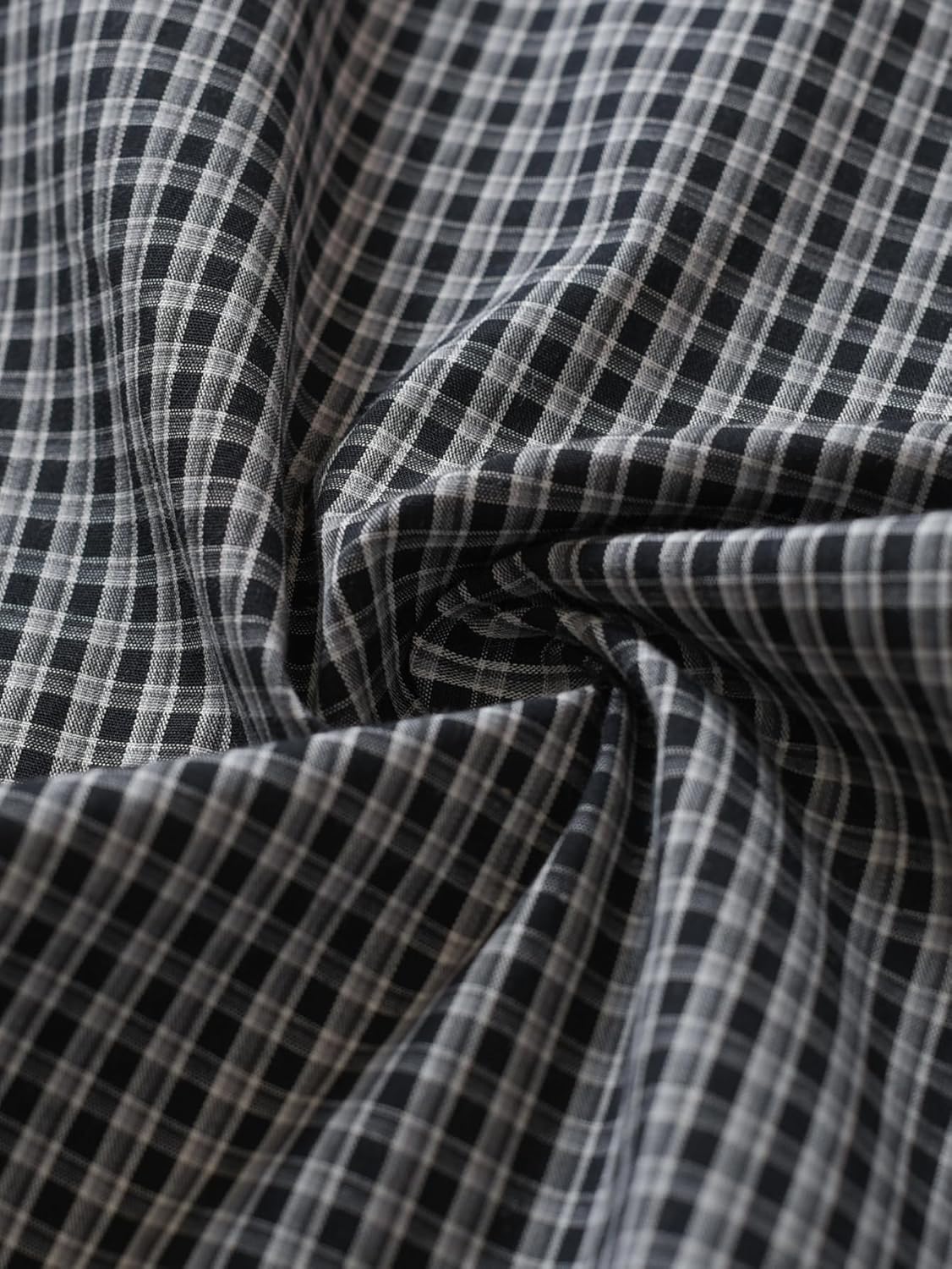 Esenchel Women's Petite Cotton Pajama Pants Plaid Lounge Pants 2 Pack - Image 6