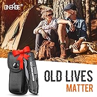 Vista 7 de Navaja multiherramienta con grabado “Old Lives Matter”, divertidos regalos de jubilación para hombres. de cumpleaños, para papá, abuelo, hombre 2