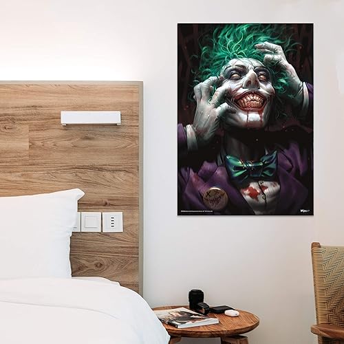 Miniatura 4 de MIGHTYPRINT DC Comics Joker DCeased Zombie Attack Arte de pared duradero de 17 x 24 pulgadas NO hecho de papel Coleccionable con licencia