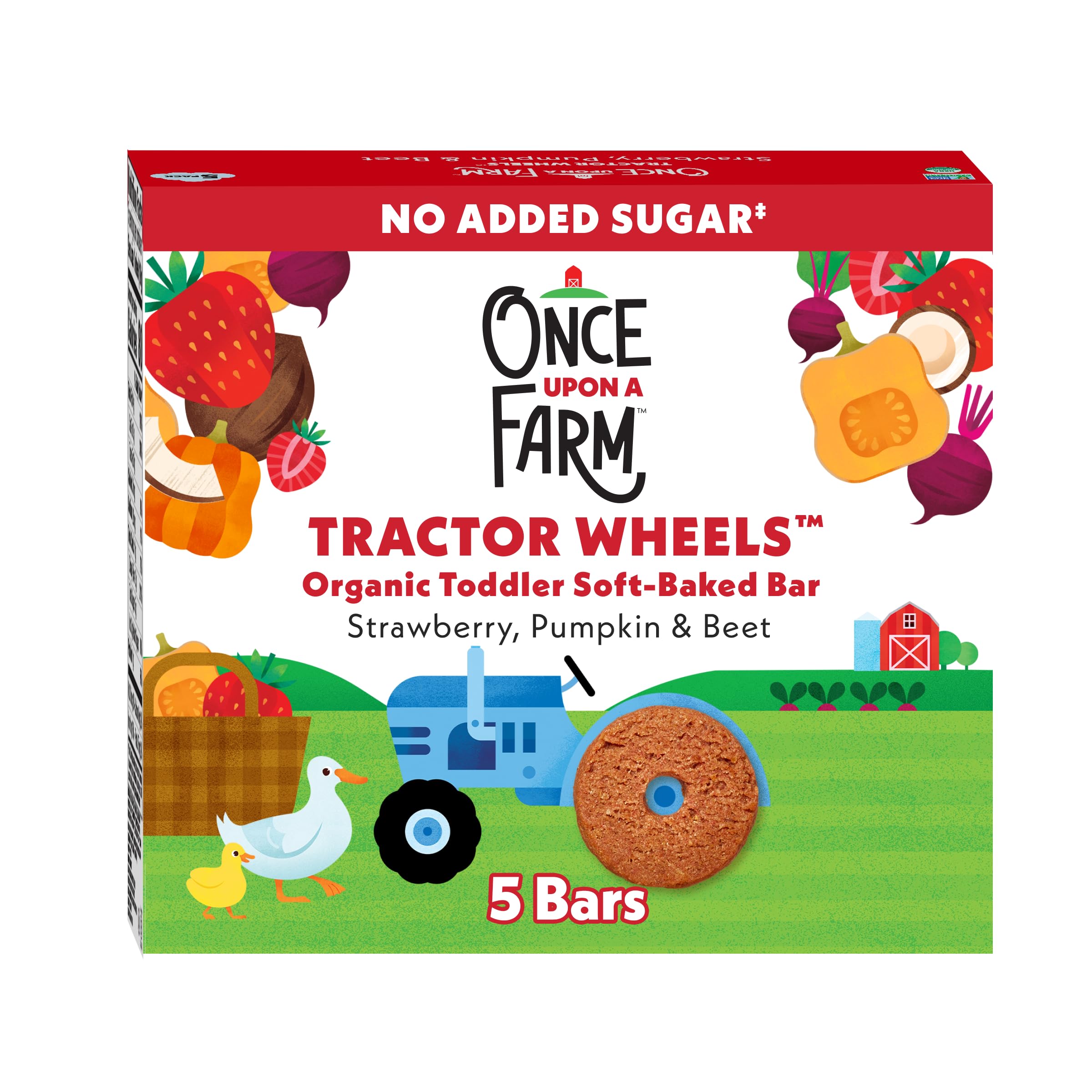 Once Upon A Farm Tractor Whls Strw Pmp Bt 3 35 oz