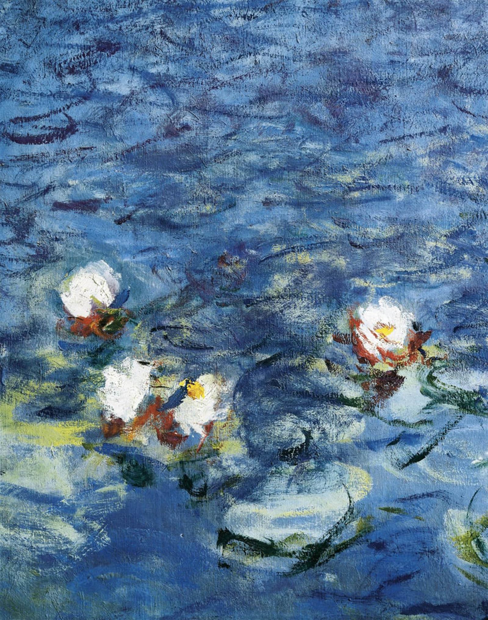 Affiches les Nymphéas du matin Monet pour masquer mur blanc
