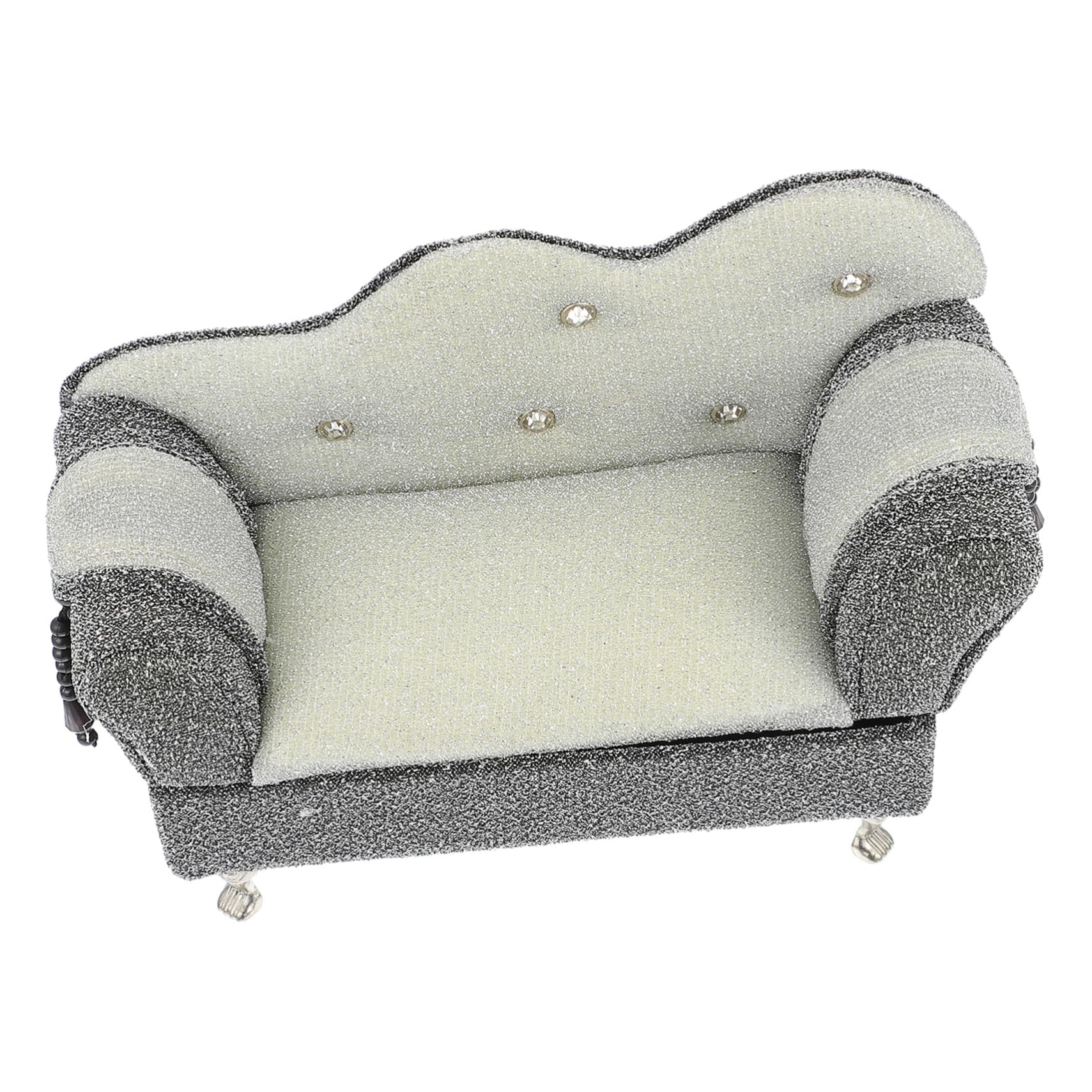 Boîte de rangement pour bijoux élégante en étui à boucles d'oreilles raffiné