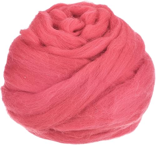 Miniatura 21 de uxcell Lana de fieltro con aguja, hilo de lana de fibra natural de 3.5 onzas para fieltro húmedo, manualidades, materiales de bricolaje (negro)