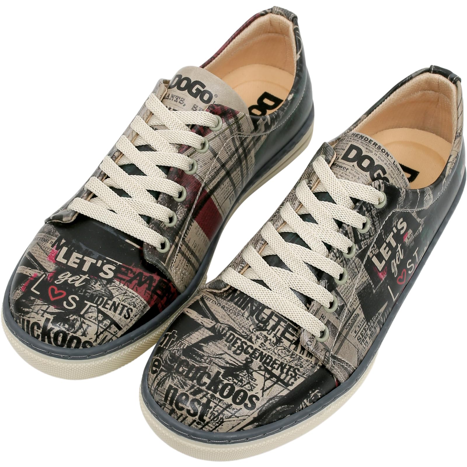 DOGO Women's Sneaker, Multicolored, 3.5 UK