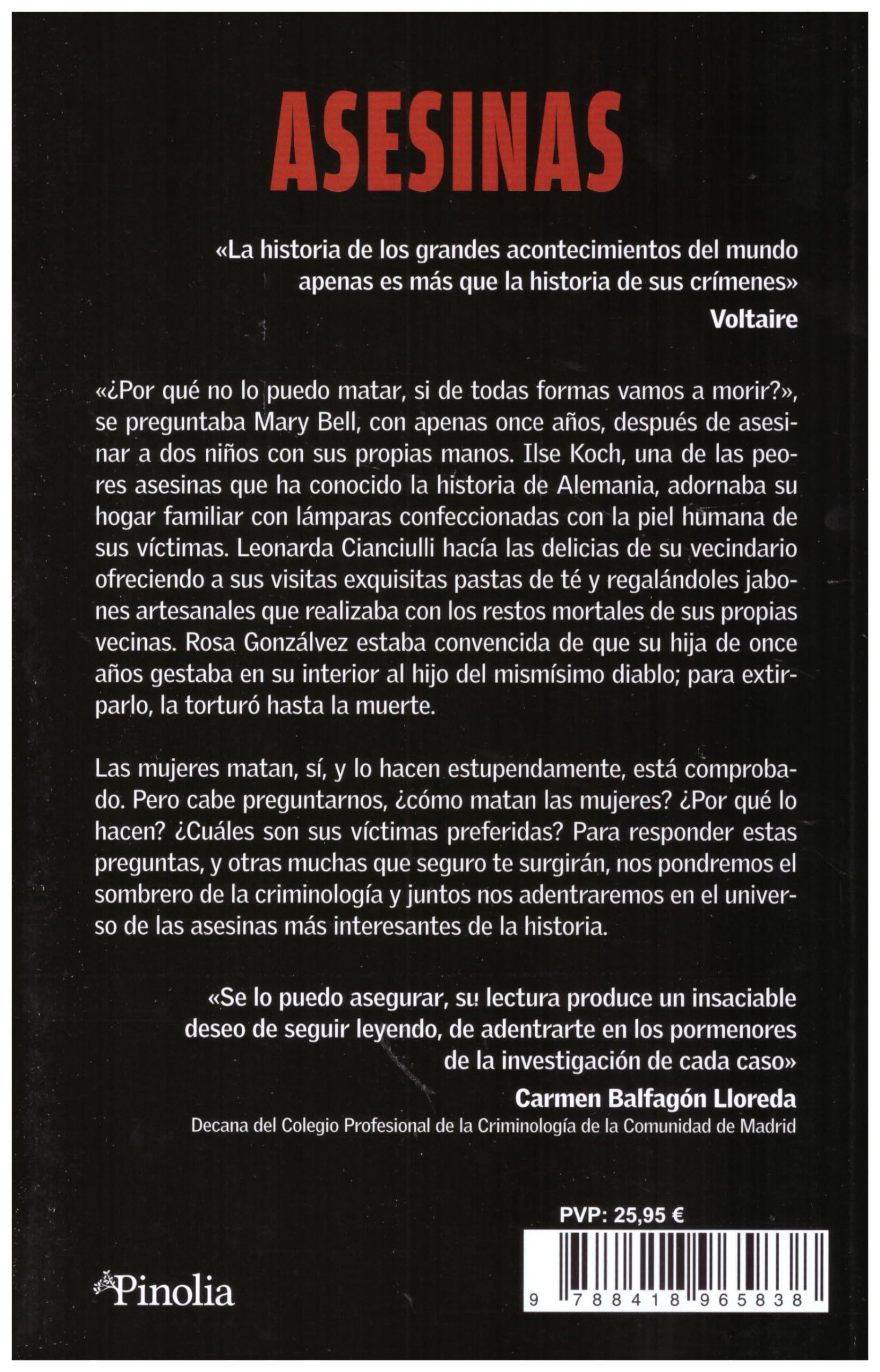 Asesinas: ¿Por qué matan las mujeres? (Divulgación científica)