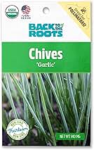 Back to the Roots 100% Organic Seed Packet - Chives 'Garlic' 140mg