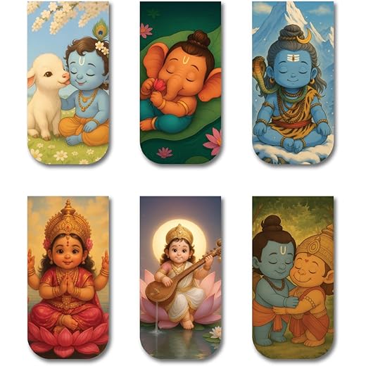 Magnetic Bookmarks Set of 6