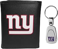 Vista 31 de Siskiyou Sports NFL unisex Tri-fold Wallet & Steel Key Chain