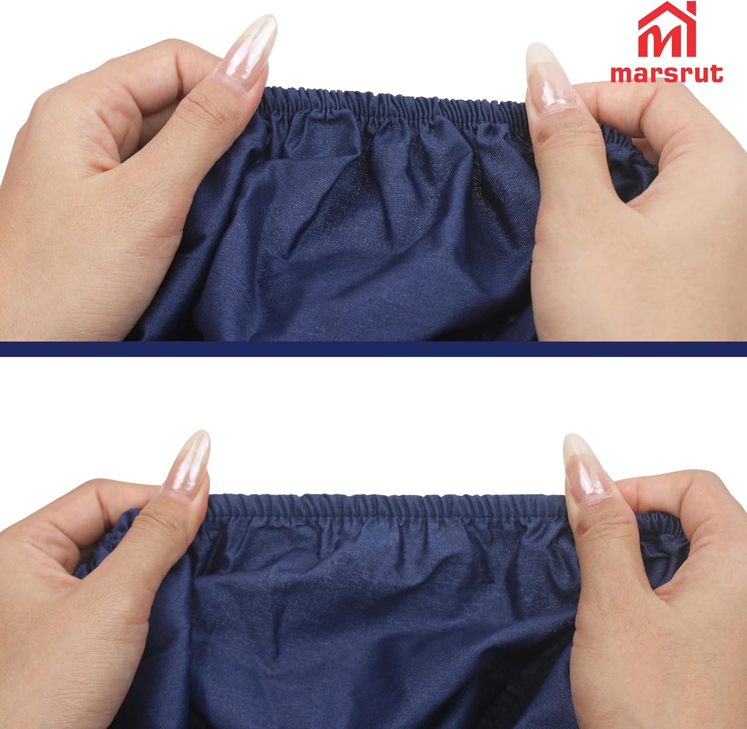 Round Bed Sheets, Fitted Mattress Sheet, Circle Circular Cover, 200cm/78.7" Dia, Fit for Deep Less Than 10.6", 100% Cotton Piece for Twin Pocket Home Hotel Crib, Solid Blue Color (Just Cover, No Bed)