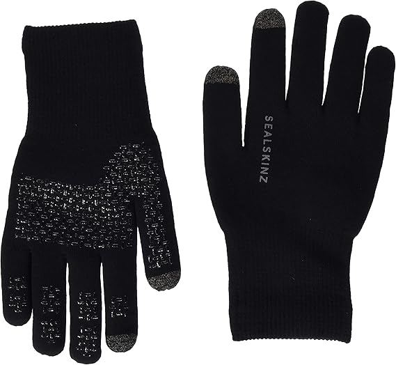 sealskinz unisex waterproof all weather ultra grip knitted glove