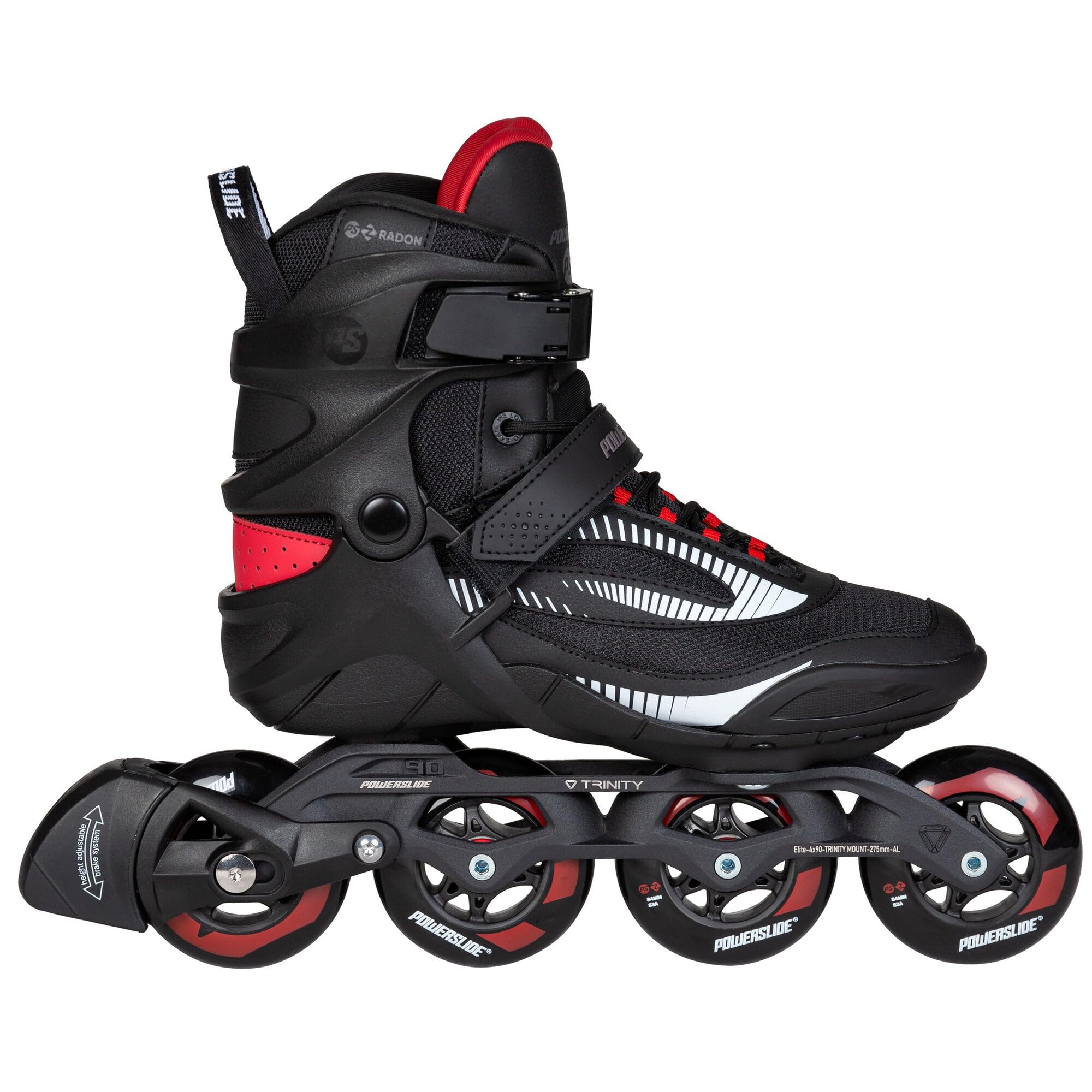 PowerslidePS Phuzion Radon 84 Skates Charcoal 7.5 (40)