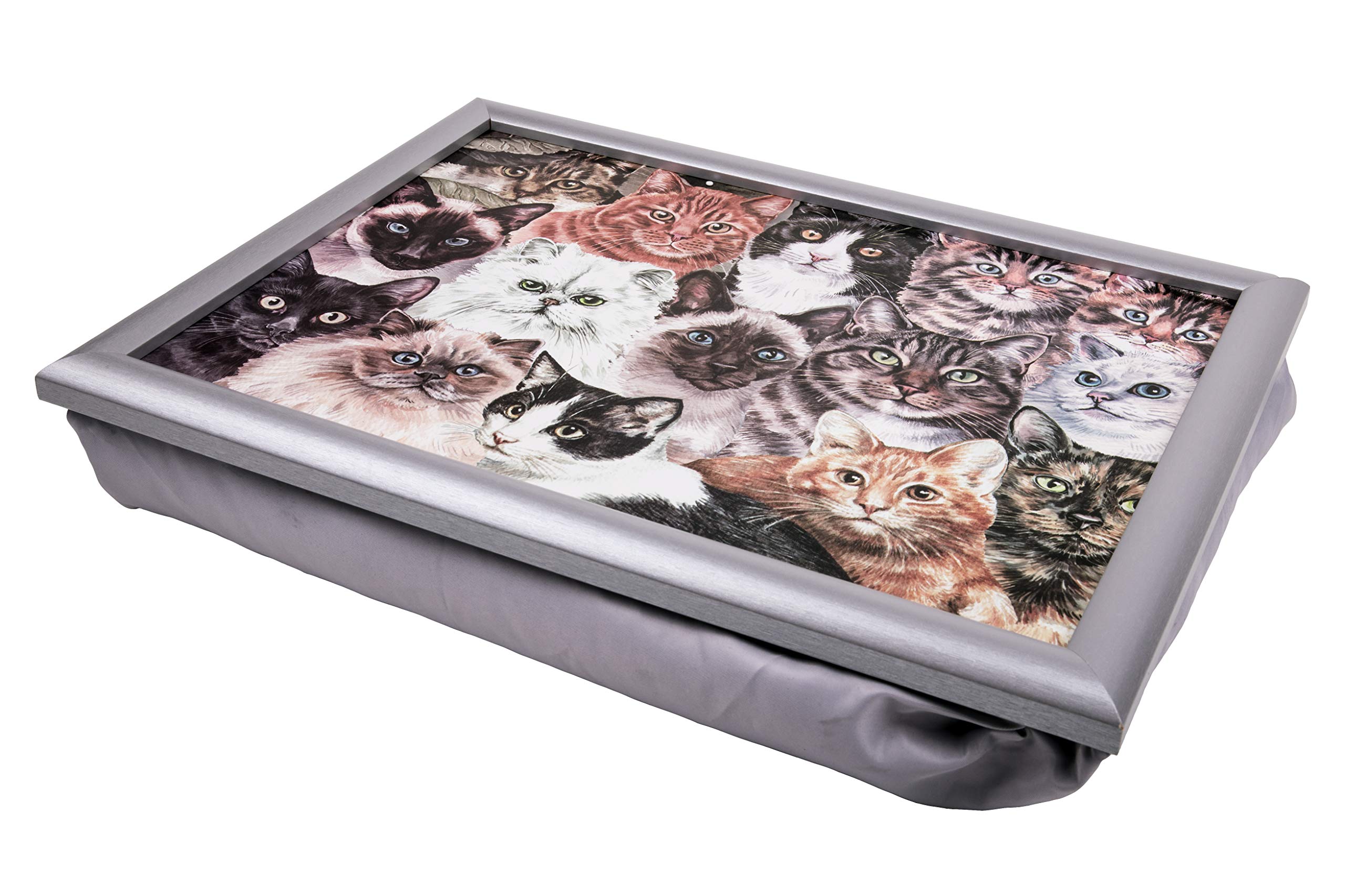 Viceni 460101 Cats Montage Lap Tray by WaggyDogz, Wood