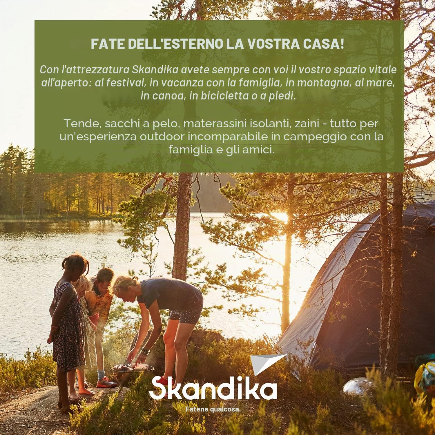 Skandika Montana 8-1937 - Tenda familiare da Campeggio