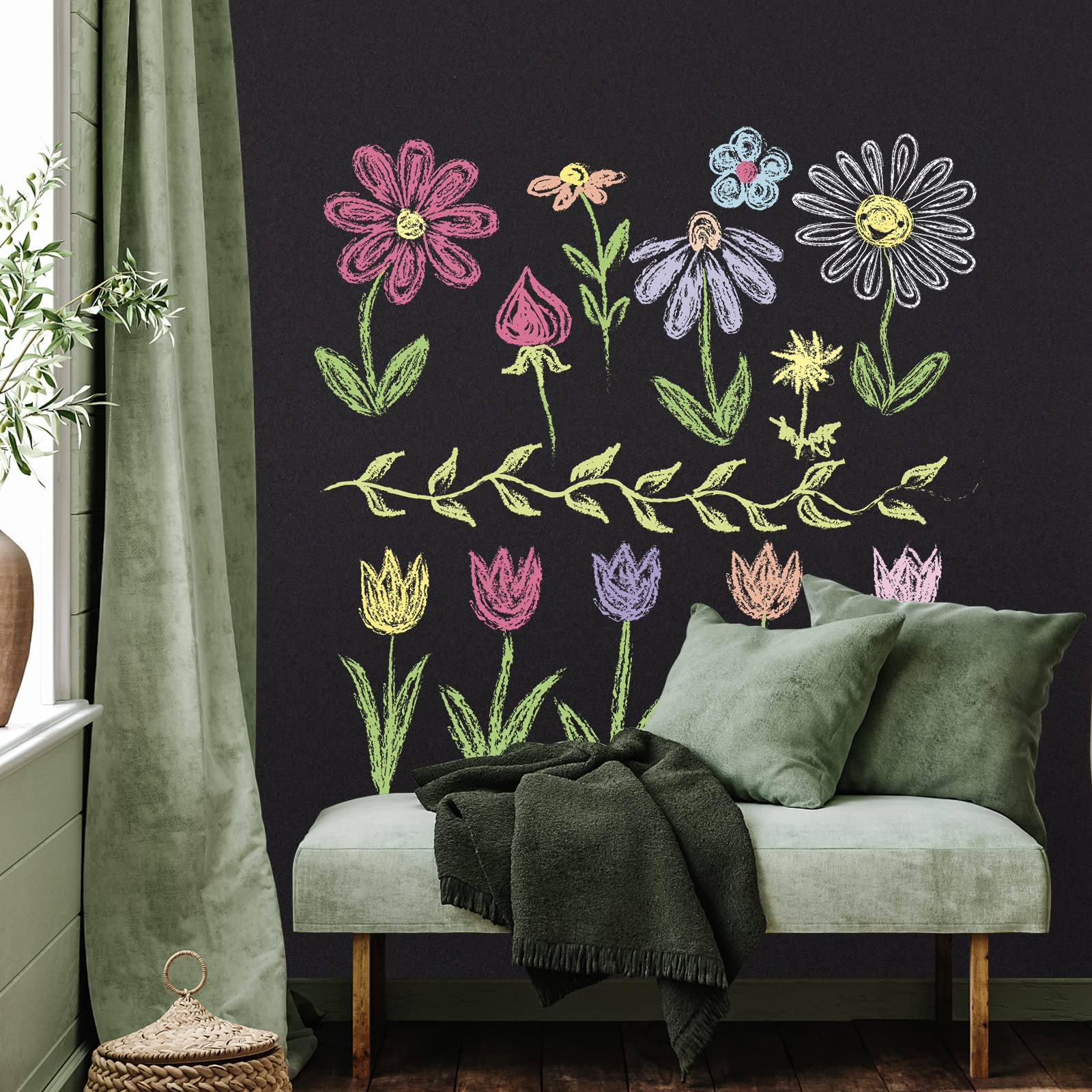 Metalen Krijtbord - Zwart - Direct Leverbaar - MyDesignglas Whiteboards