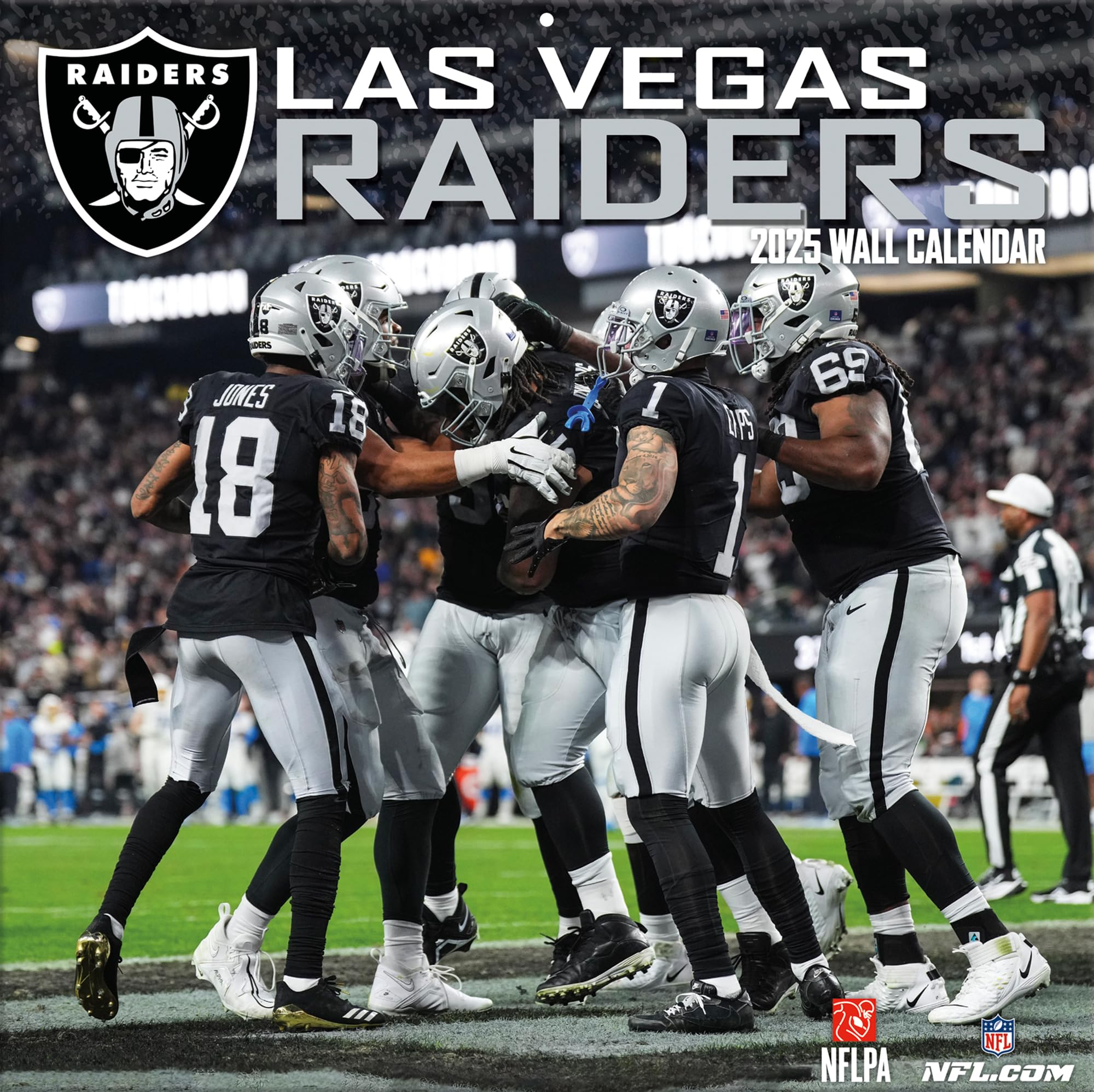 Las Vegas Raiders 2025 12x12 Team Wall Calendar Turner Licensing Raiders 2025 Scheduleanywhere
