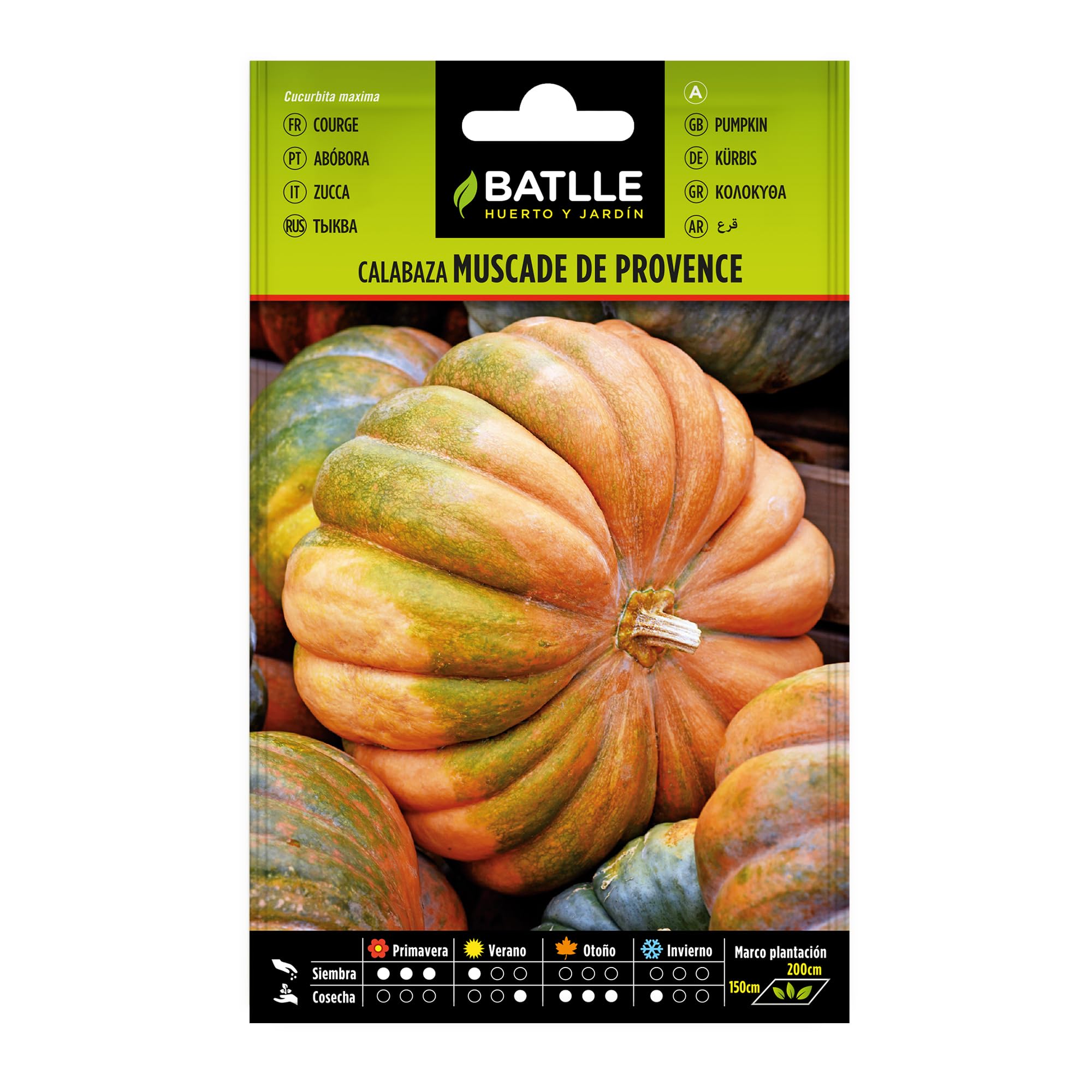 Semillas Batlle Calabaza Muscade de Provence