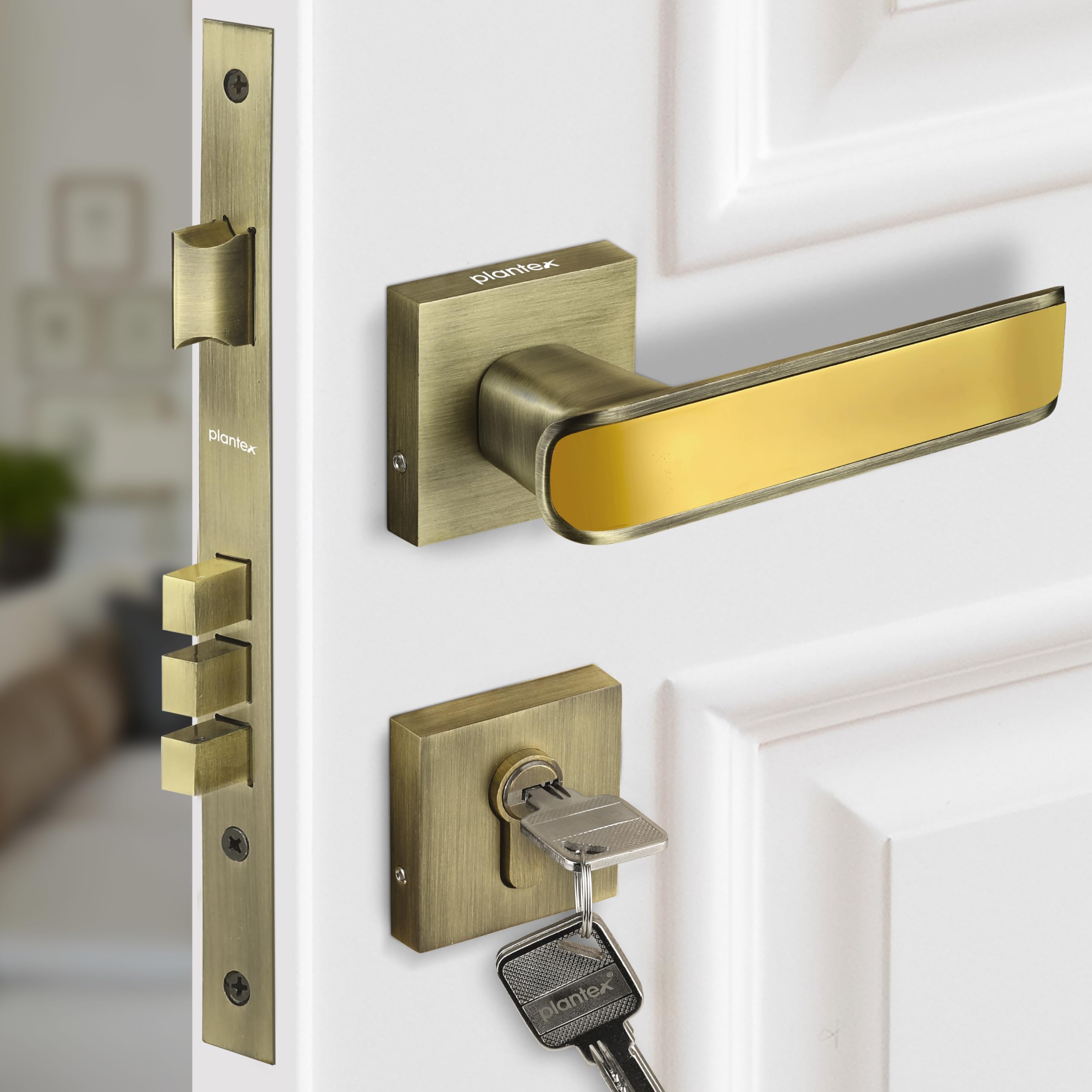 Plantex Heavy-Duty Door Lock - Secure & Stylish -12 Plantex Heavy-Duty Door Lock - Secure & Stylish -12