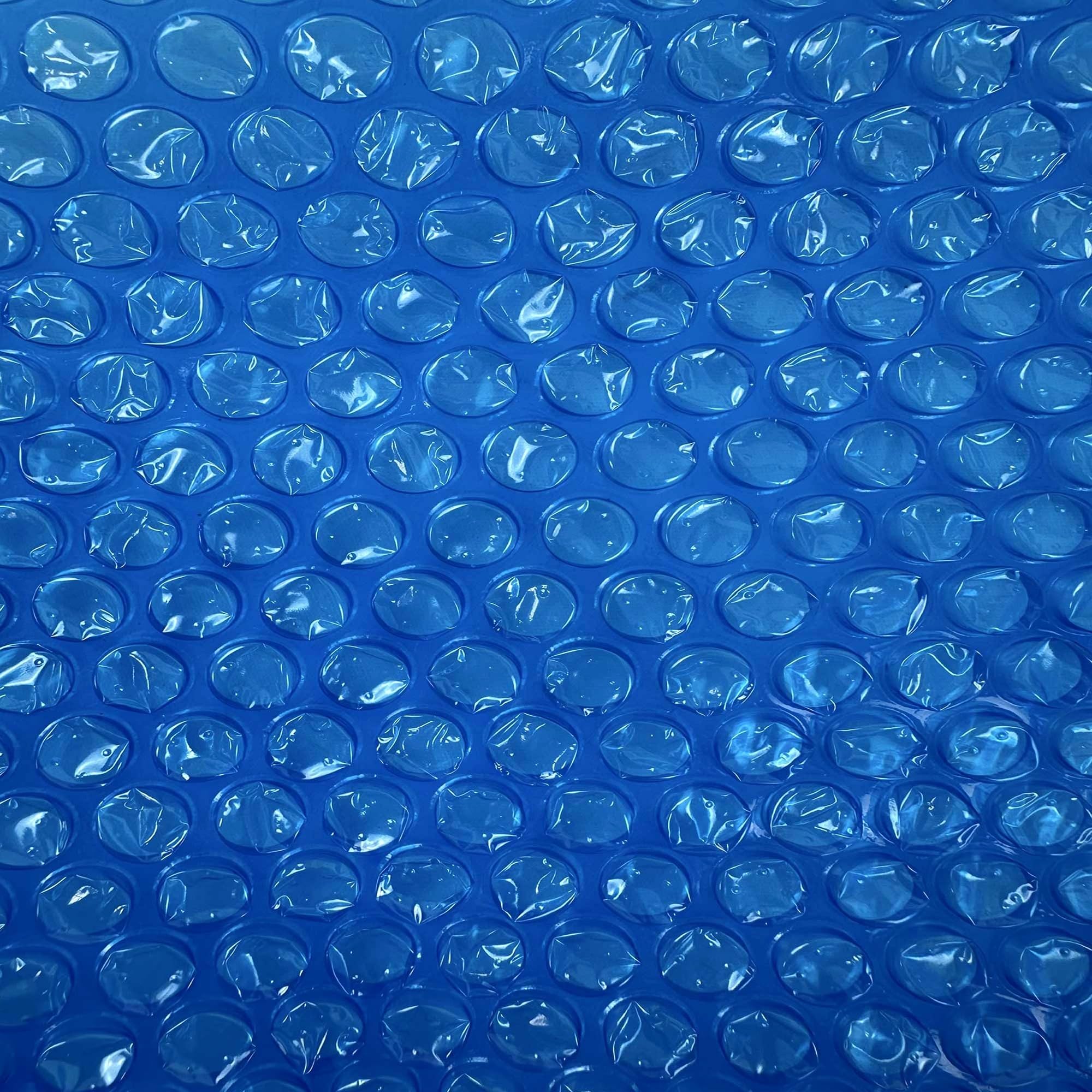 WERKA PRO Bâche à Bulles Ronde Polyéthylène 180 Microns - Traitement Anti-UV - Ø 4,47 m pour Bassin Ø 4,57 m - Bleu - Chauffage Solaire Économique Eau Piscine