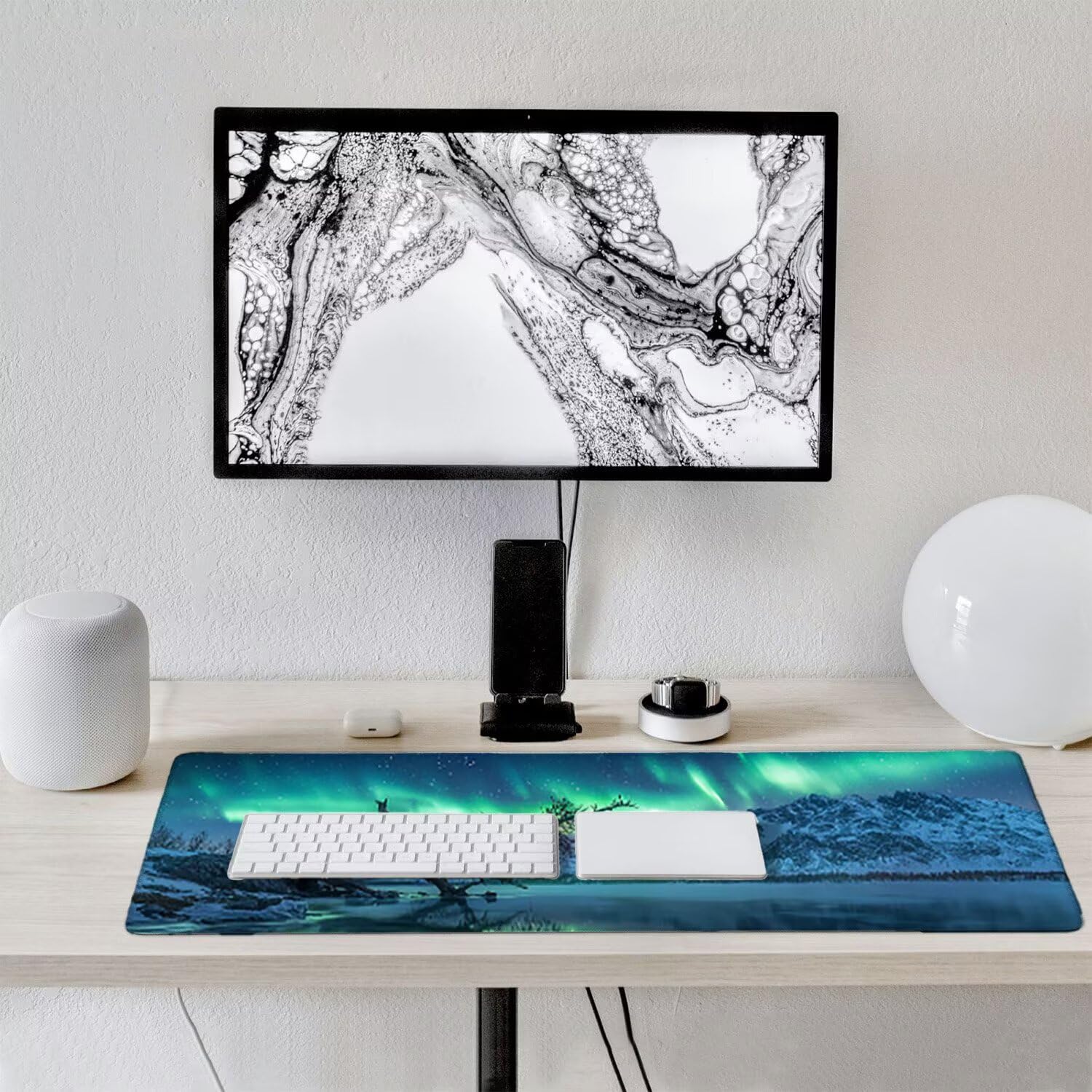 Podkładka pod mysz do gier, 1200 x 400 mm XXL Podkładka pod mysz do gier, duża, antypoślizgowa wodoodporna, rozszerzona długa podkładka pod mysz do klawiatury XXL, akcesoria biurowe, do gier