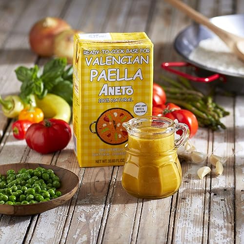 Miniatura 10 de Aneto Caldo base de cocina de paella valenciana, 33.83 onzas líquidas