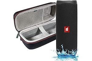JBL Flip 5 Waterproof Bluetooth Speaker Enhanced with Megen Hardshell Protection Case