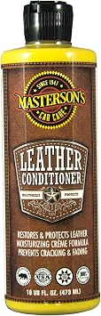 MASTERSONS CAR CARE MCC_116_16 Leather Conditioner Dry-to-The-Touch - Restores Leather Interiors, Seats, Boots, Bags, Apparel - Protects Against Cracking and Fading 16 oz