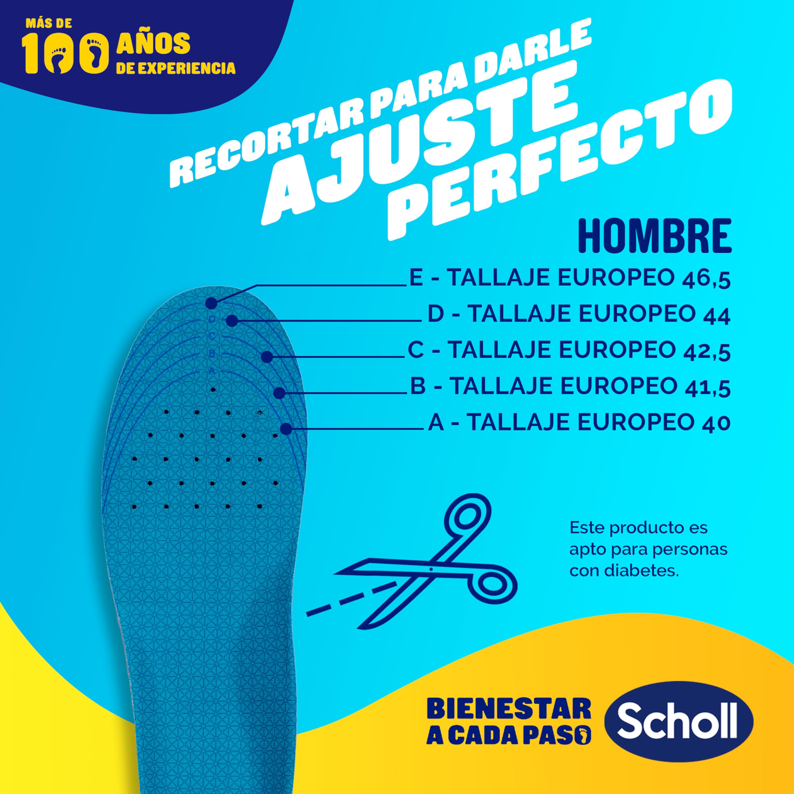 Scholl GelActiv Professional męskie wkładki do butów i butów roboczych - całodzienny komfort, amortyzacja i przyjemna amortyzacja dzięki technologii GelWave - rozmiar 40-46,5