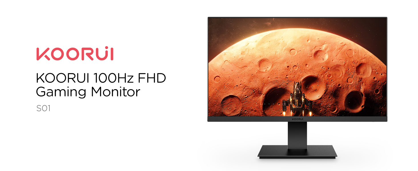 Koorui 22インチ FHD モニター 本体 Amazon.com: KOORUI 22 Inch Computer Monitor FHD 1080P 75Hz