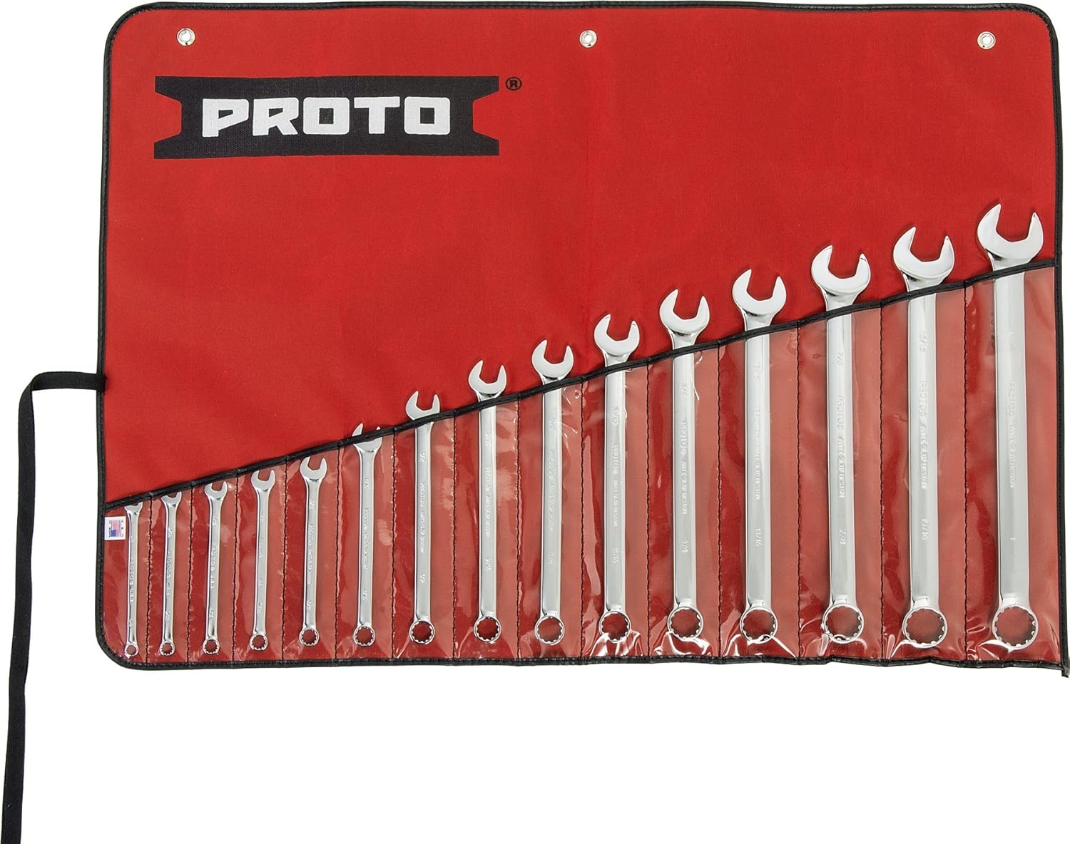 15 Piece Full Polish Combination Spline Wrench Set 12 PT