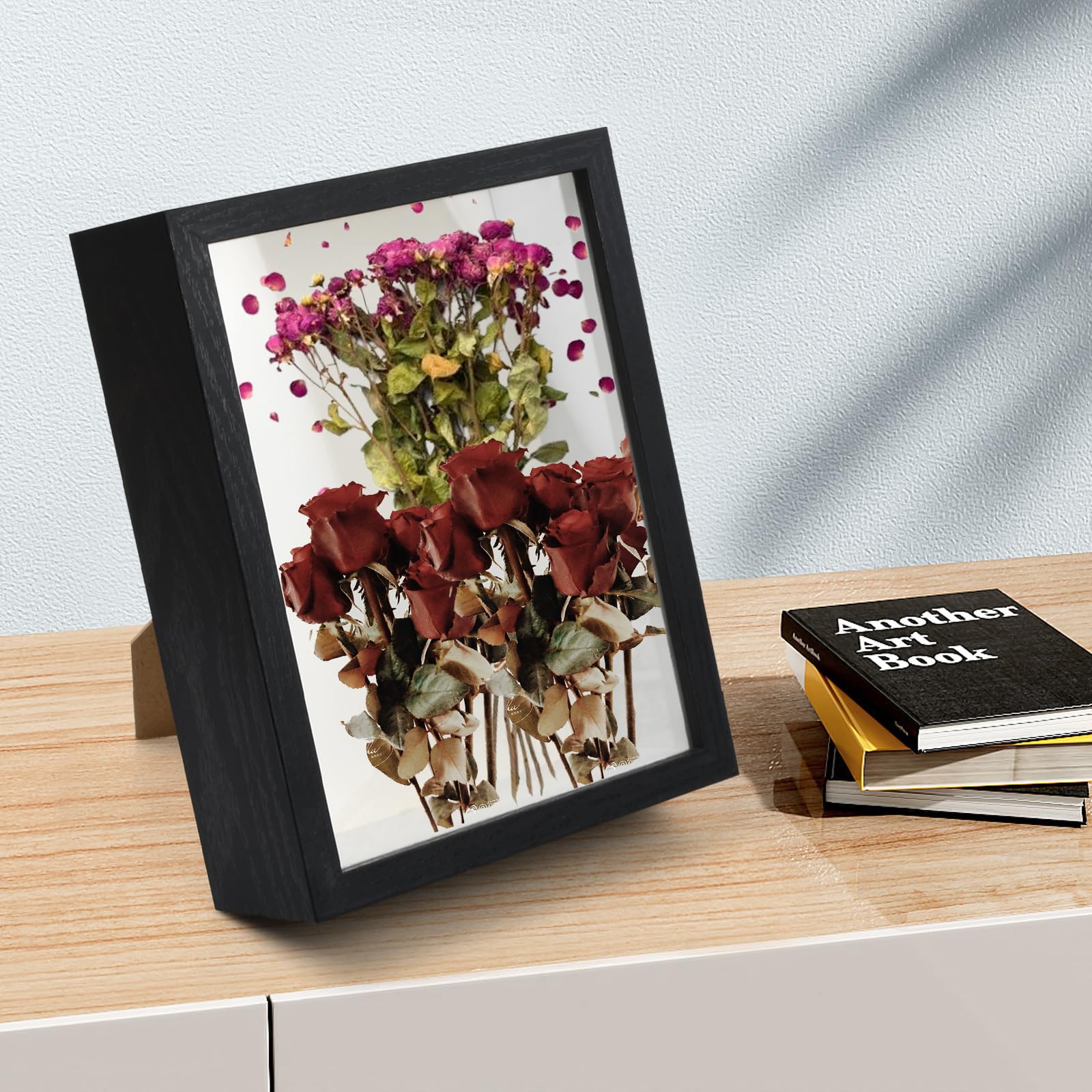 SHACHENH Cornice Portafoto 3D da Riempire, Cornice Portafoto 3D Profonda da Riempire, Cornice per Oggetti 3 cm di Profondità con Piatto in Acrilico Trasparente per Foto, Medaglie, Regali, Fiori Secchi