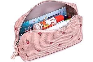 LEDAOU Cute Miffy Pencil Case for Kids