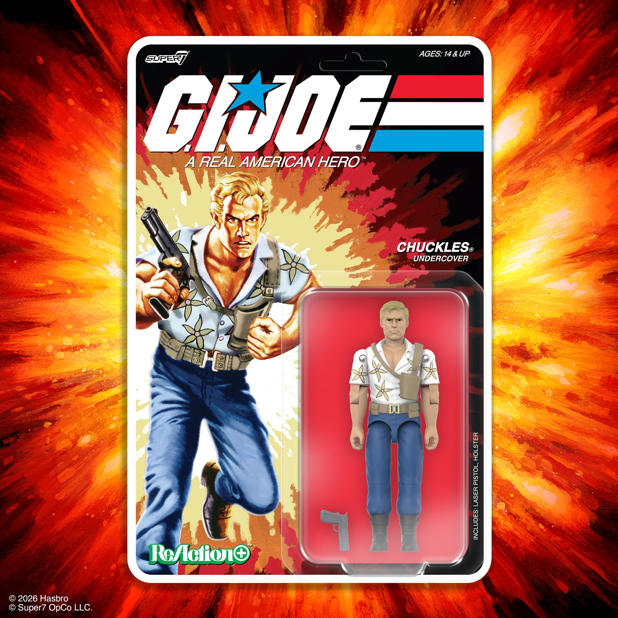 Amazon.com: Super7 Reaction+ G.I. Joe Chuckles (Movie) - 4
