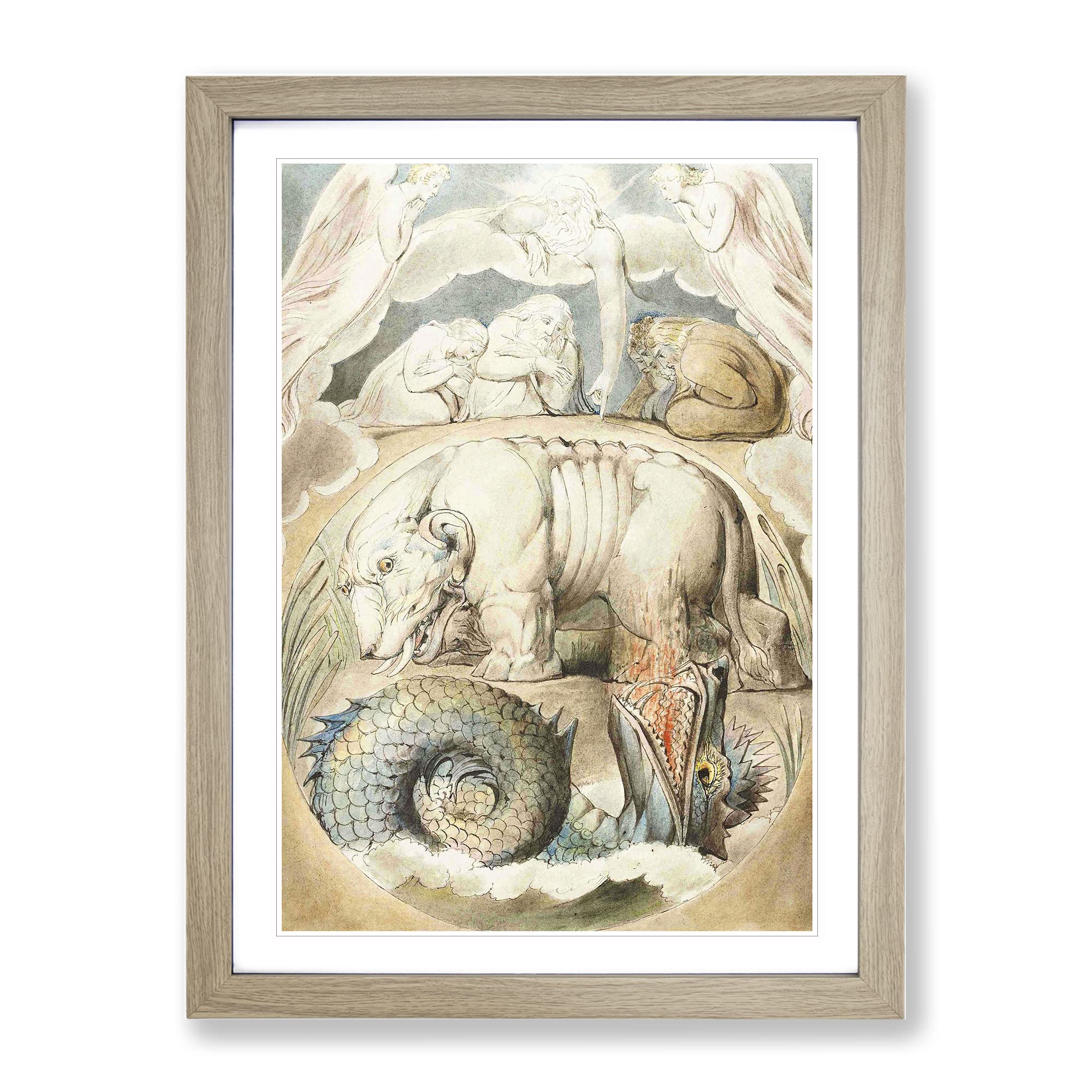 William Blake Waterboard Classic Painting Framed Wall Art Print