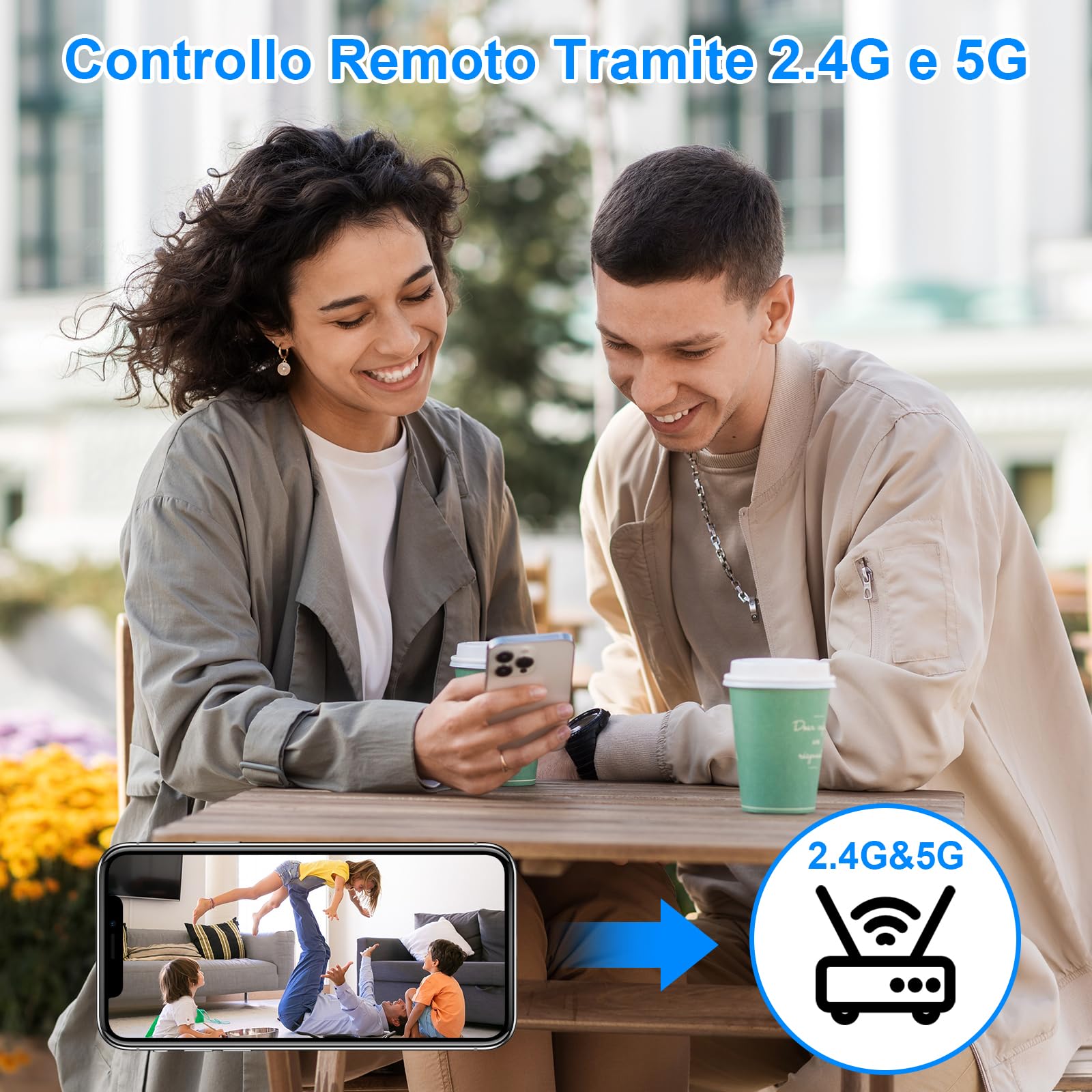 Mini Telecamera Spia WiFi 1080P - Visione Notturna, Rilevamento Movimento, Batteria 3600mAh - Foto 5