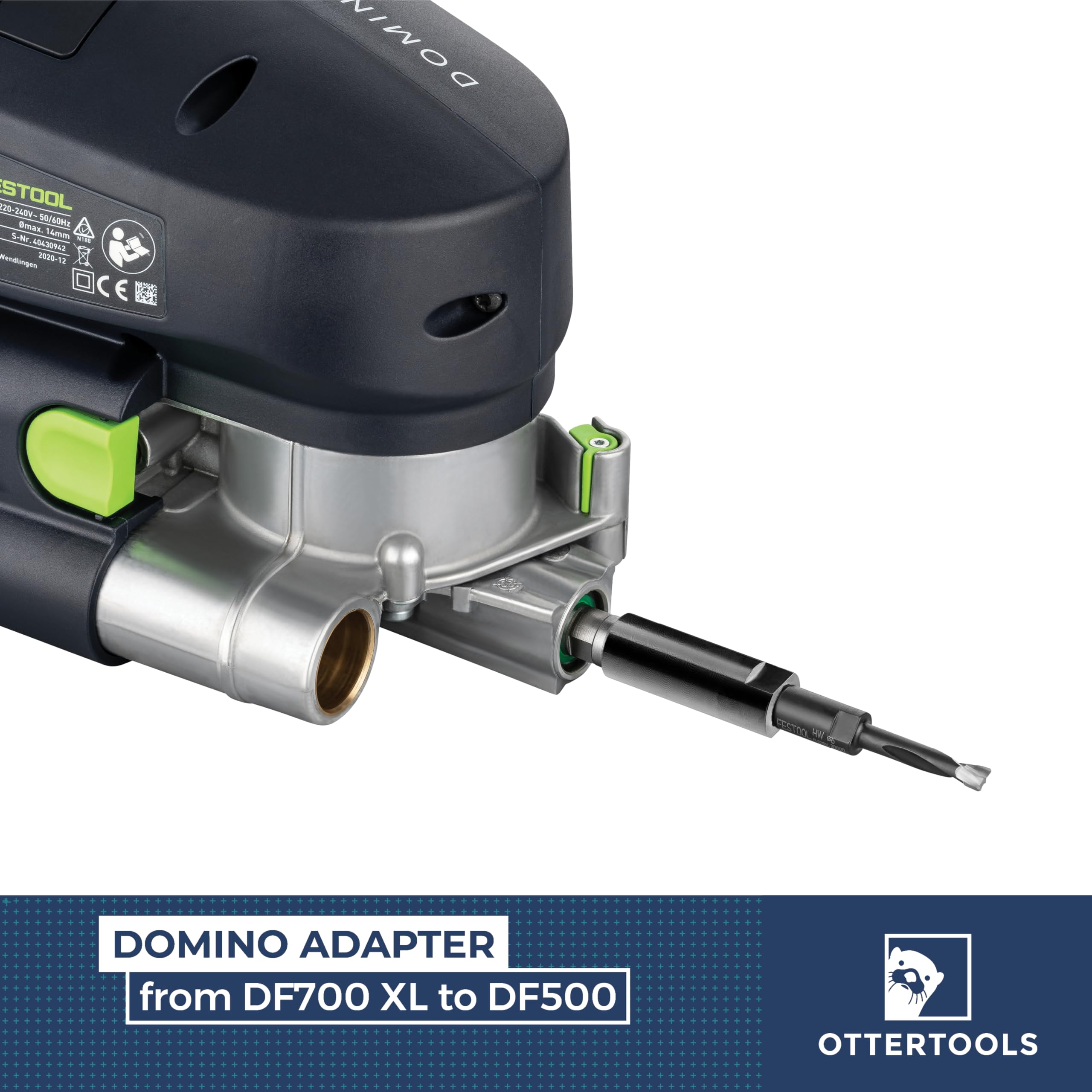 Ottertools, Domino Adapter DA01 Adapts DF500 Cutter to DF700 Compatible with Festool Domino DF700 - Image 4