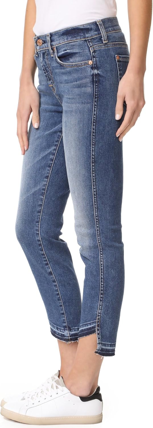 7 For All Mankind Women's Roxanne Ankle in Adelaide Bright Blue