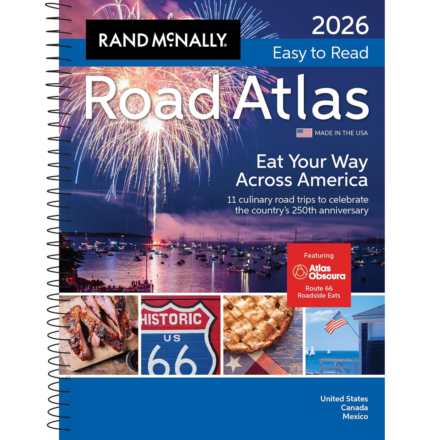Amazon | 2026 Rand McNally Easy to Read Midsize Road Atlas | Rand ...