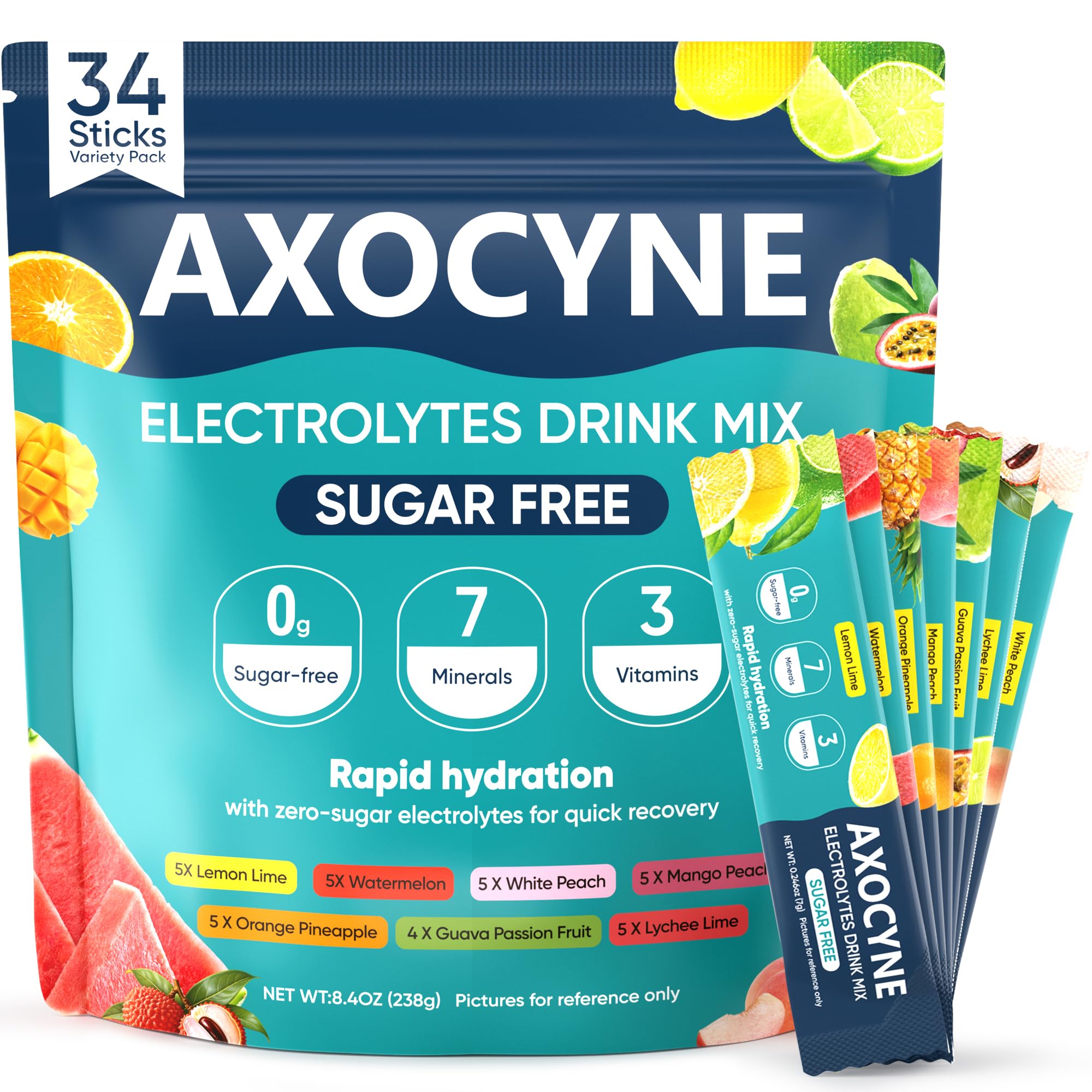 AXOCYNE Electrolytes Powder Packets
