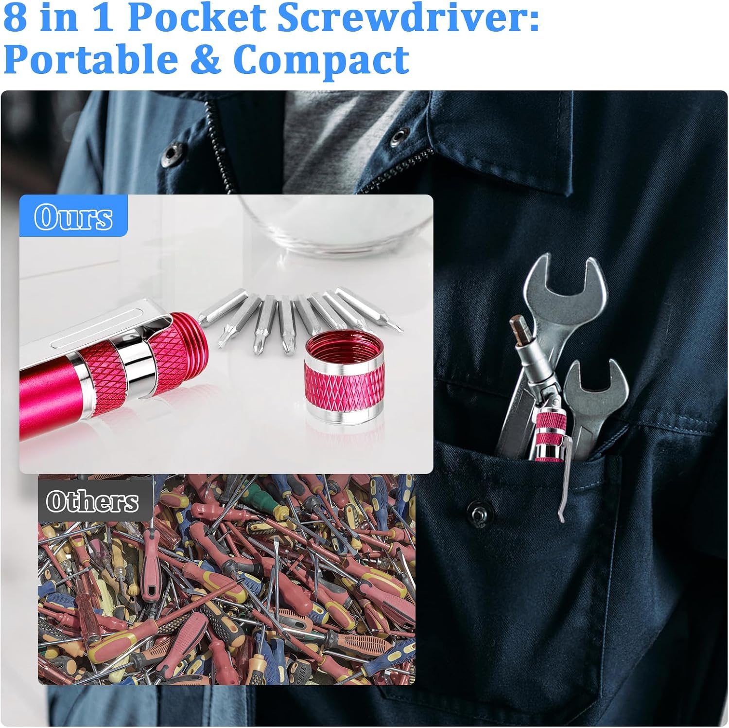 HOFASON Christmas Bulk Gifts for Men, 20 Pcs Pocket Pen Screwdriver image 5