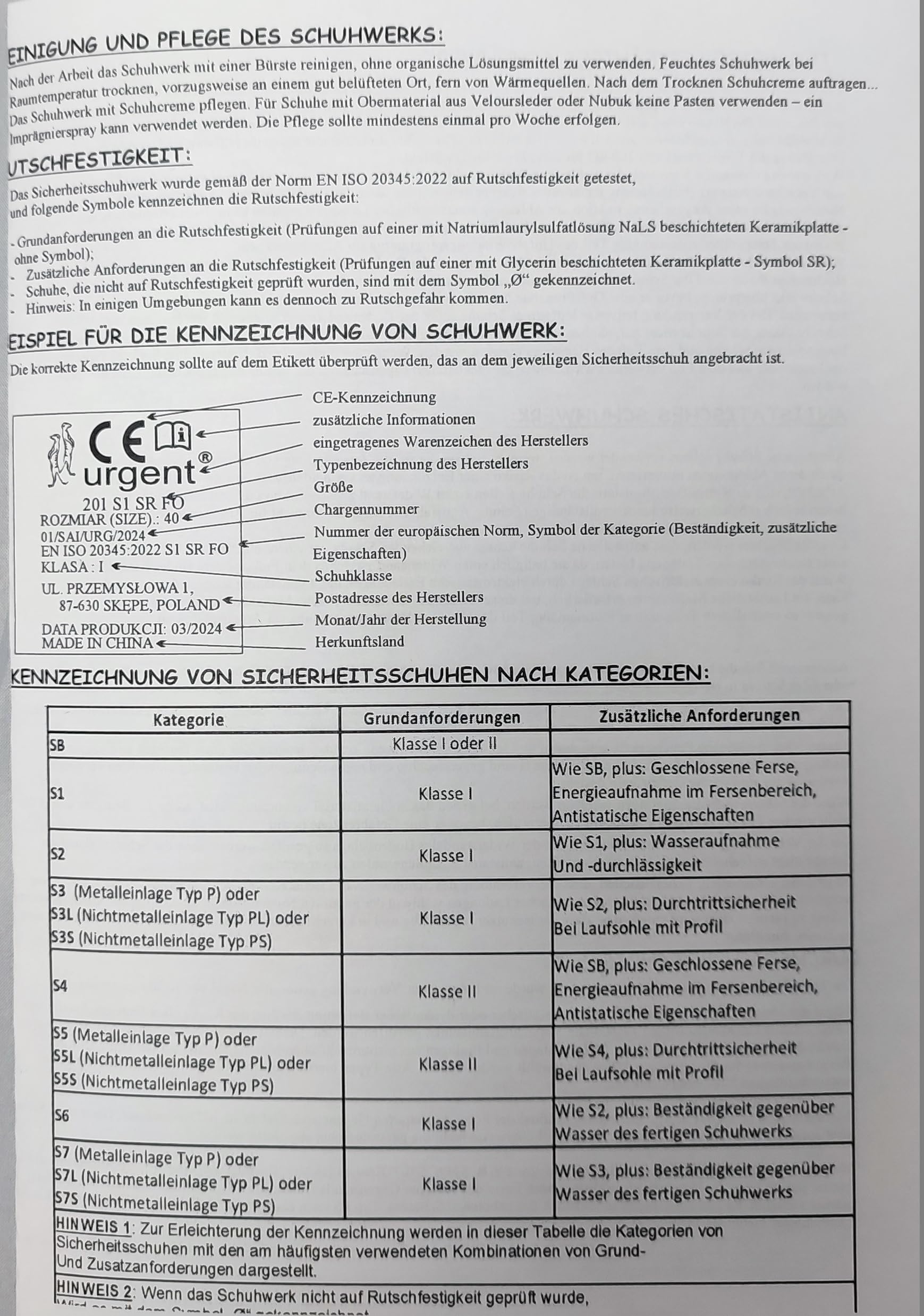 Urgent Obuwie robocze Obuwie ochronne Półbuty ochronne Stalowy nosek Skóra S3 (220-S3), brązowy - brązowy czarny - 42 EU