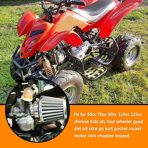 Miniatura 2 de HOLATO Kit de línea de combustible para filtro de aire de carburador PZ19 para carburador de 50 cc, 70 cc, 90 cc, 110 cc, 125 cc, Tao Tao, GK110,