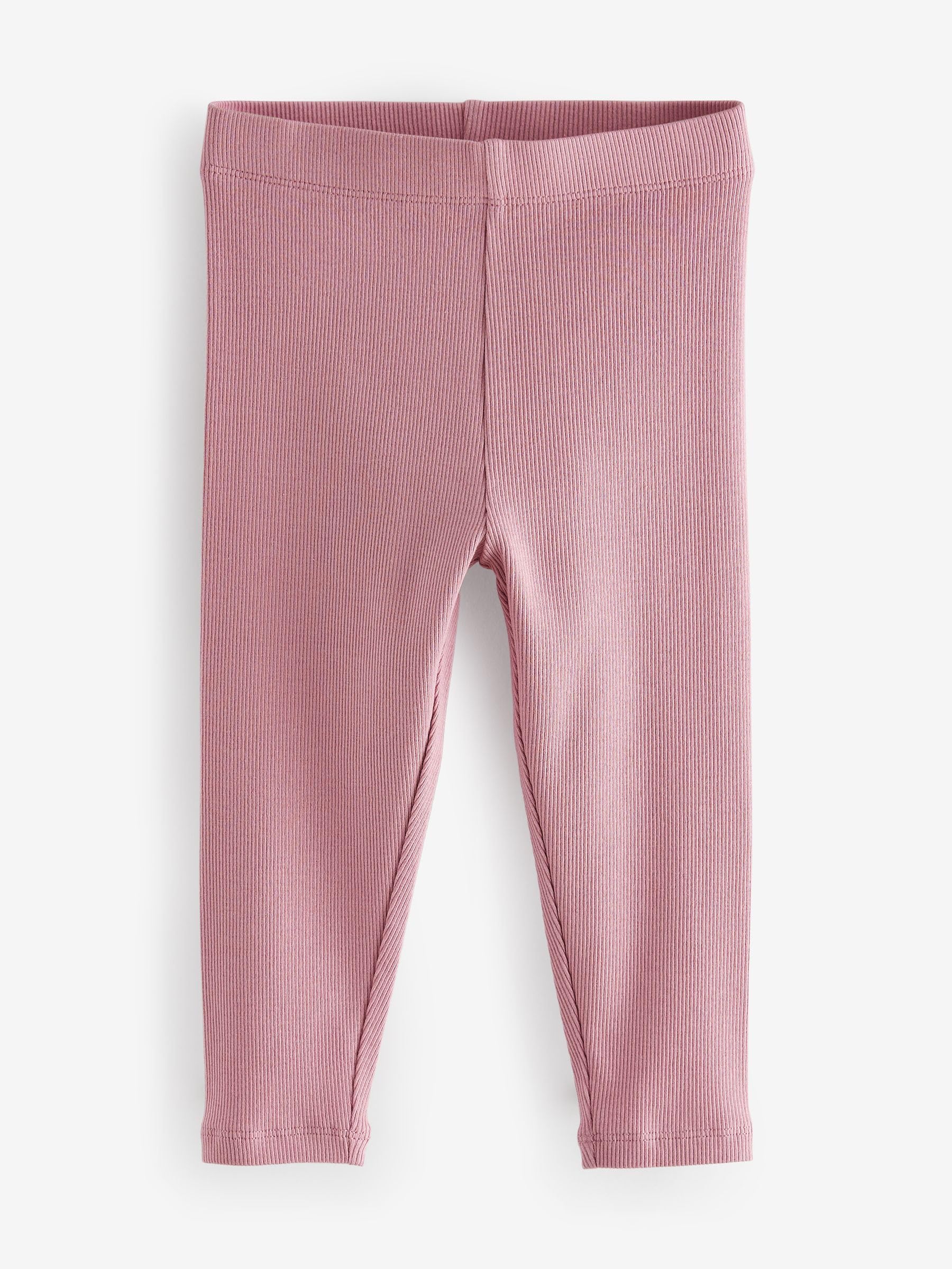 NEXT Niñas Pack de 5 Leggings Acanalados