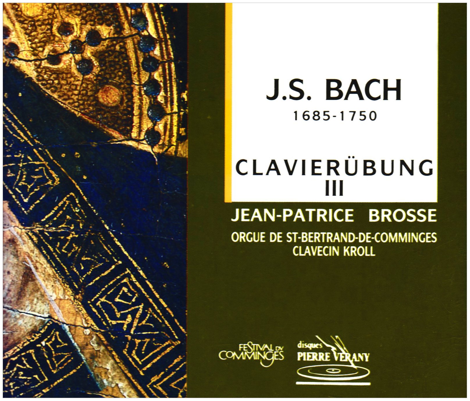 Bach : Clavierubung III [Audio CD] J.S. Bach and Jean-Patrice Brosse