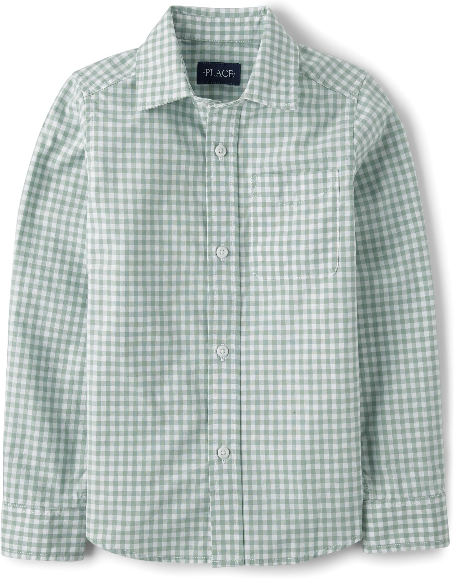 Boys Long Sleeve Button Down Shirts